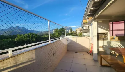 Cobertura com 2 quartos para alugar, 147 m² por  R$ 11.344/mês - Barra da Tijuca - Rio de Janeiro/RJ