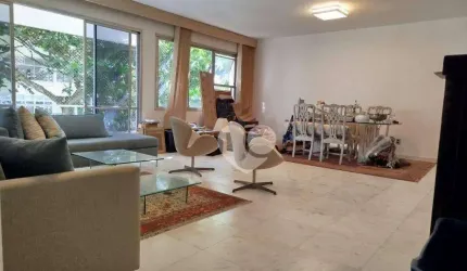 Apartamento 3 quartos, 2 vagas e  1 quadra da praia do  Leblon com 165m²