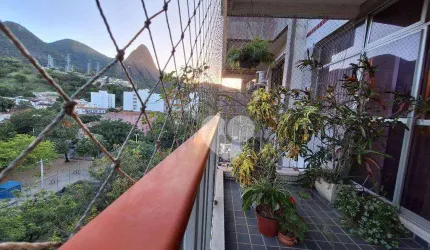 Grajaú, Apartamento com varandão, 3qts com suíte, dep completas, 2 vagas à venda, 143 m² por R$ 620.000 - Grajaú - Rio de Janeiro/RJ