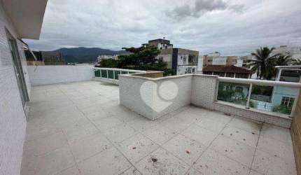 Lopes Enjoy Vende Cobertura Duplex, 3 suítes, Prédio Novo, 261 m², 2 vagas, Gleba B - Recreio dos Bandeirantes.