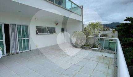 Cobertura com 3 quartos - mobiliado para alugar, 198 m² por R$ 10.209/mês - Recreio dos Bandeirantes - Rio de Janeiro/RJ