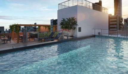 Apartamento Moderno em Manaíra com Vista para o Mar