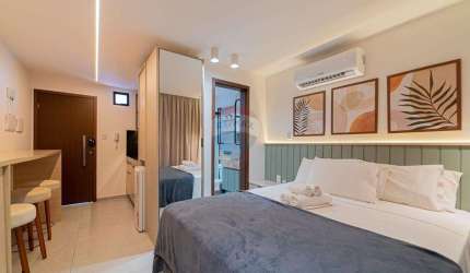 VENDA APARTAMENTO |  FLAT NOVO E MOBILIADO NA PRAIA BO BESSA | JARDIM OCEANIA / R$ 349.000,00