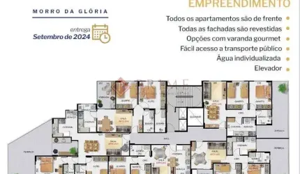 Cobertura 3 quartos com 1 suíte Morro da Gloria