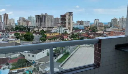 Oportunidade! Apartamento novo, c/02 dormts (suíte) garagem, elevador, pequena vista mar, Lazer completo!