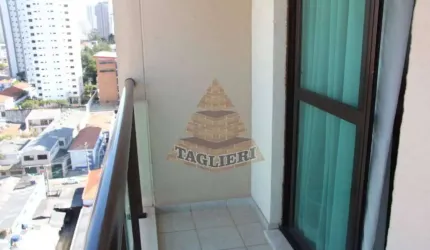 Apto 2 dorms, suíte, depósito, vaga demarcada Tatuapé. Locado, mas vende