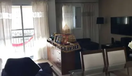Apto. 89 m2  2 dormitórios (1 suíte) Sacada gourmet Móoca