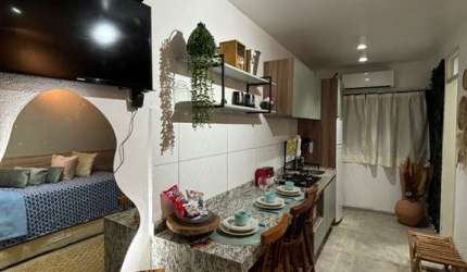 Flat com 1 quarto à venda na Rua das Algas, 300, Praia do Francês, Marechal Deodoro, 35 m2 por R$ 450.000