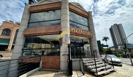 Prédio suntuoso para aluguel na Avenida Norte-Sul - Campinas, com 2 lajes, 6 banheiros e 50 garagens no subsolo.
