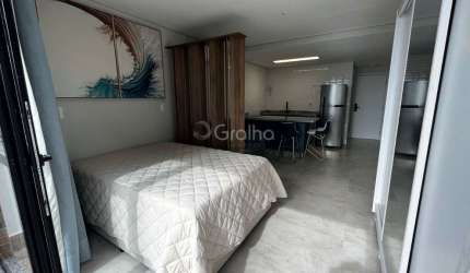 Loft mobiliado com vista para o mar em Cacupé, Florianópolis