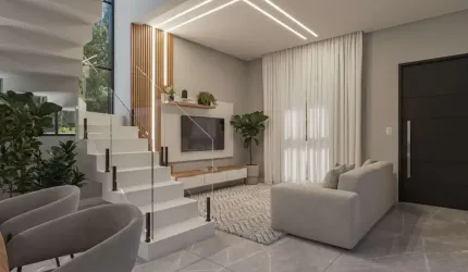 Incrível casa com 3 quartos e 1 suíte