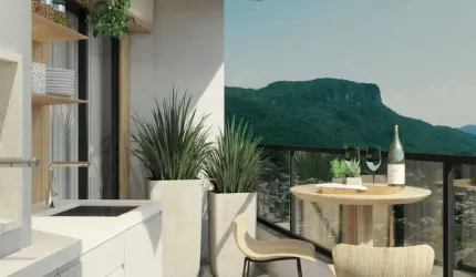 Lindo apartamento com 2 quartos no bairro Pagani -  Palhoça