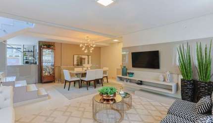 Casa Geminada mobiliada com 3 suítes e 178,00m³ no Córrego Grande