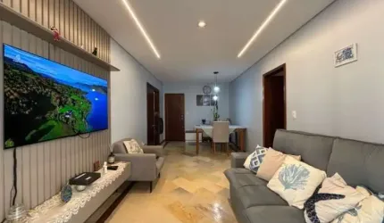 Apartamento de 92m² com 2 quartos sendo 1 suíte no Balneário do Estreito
