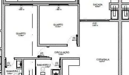 Apartamento com 2 quartos sendo 1 suíte  na Ponta do Papagaio em Palhoça