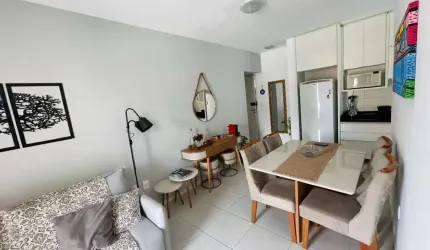 Apartamento com 2 quartos sendo 1 suíte em Canasvieiras