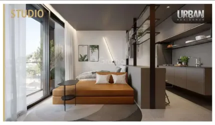 Estúdio de 46,51m² com 1 quarto e 1 vaga de garagem no Centro