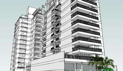 Apartamento de 122,62m² com 3 suítes no Centro de Florianópolis