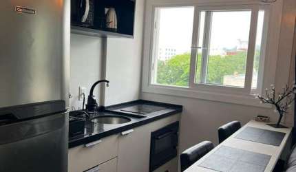 Apartamento Studio de 30m² com 1 Suíte na Trindade