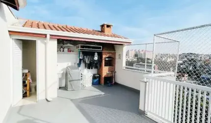 VENDA Cobertura 3 dormitórios sendo 1 suíte 100m² R$424 mil - Vila Tibiriçá - Santo André/SP