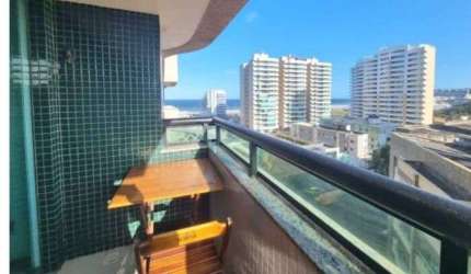 Apartamento em Armação, 1/4 vista mar, portaria 24 horas e infra completa .