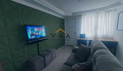 Apartamento para Venda em Ferraz de Vasconcelos, Jardim do Castelo, 2 dormitórios, 1 banheiro, 1 vaga