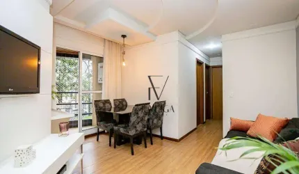 Apartamento com 3 dormitórios à venda por R$ 448.000,00 - Novo Mundo - Curitiba/PR