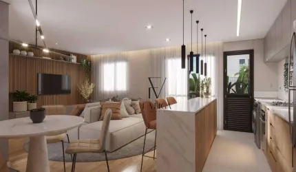 Apartamento com 2 dormitórios à venda, 44 m² por R$ 292.474,56 - Cidade Industrial - Curitiba/PR