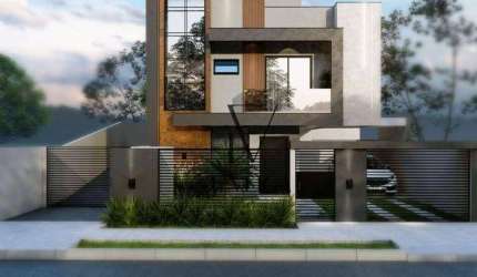 Sobrado com 3 dormitórios à venda, 138 m² por R$ 790.000,00 - Novo Mundo - Curitiba/PR