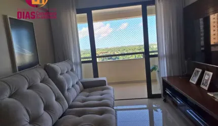 Vendo em exclusividade no  Brisas club com  69m2, varanda  vista panorâmica  para o mar, 2/4, suíte,  1 vaga de garagem  coberta Padrão