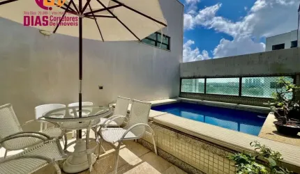 Apartamento Cobertura Duplex  à venda 4/4 sendo 2 suítes com 200m² em Patamares, Salvador/BA