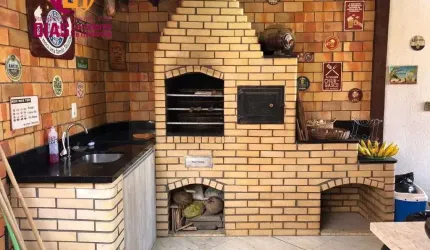 Vendo Casa dúplex em condomínio de porteira fechada  com 190m2, 4/4, jardim gramado, varandas, espaço gourmet, churrasqueira , garagem - Stella Maris - Salvador/BA.