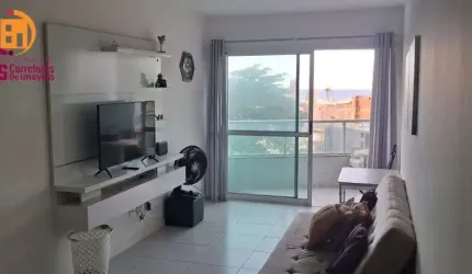 Alugo Apartamento mobiliado  com 41m2,  1/4, suíte, sala, varanda, 01 vaga coberta- Jardim armação - Salvador/BA.-