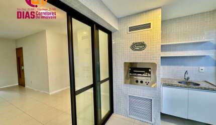 Alugo apartamento nascente com vista clube no Resort Le Parc com 112m² , 3/4, 2 suítes, 2 vagas total infraestrutura - Patamares /Salvador-Ba.
