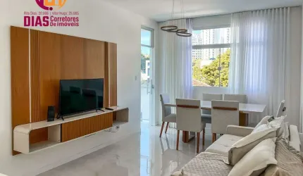 Alugo Apartamento mobiliado e decorado na Graça com 3/4, suíte, cozinha Americana, 1 vaga garagem - Salcador/BA.