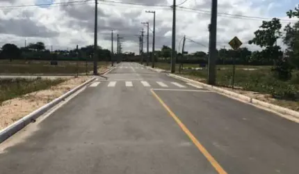 Terreno plano à venda em Cond. fechado, 160 m² por R$ 130.000 - Arembepe - Camaçari/BA