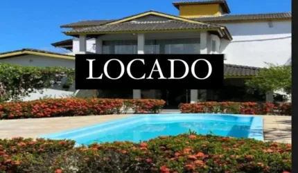 Casa com 6 dormitórios para alugar, 270 m² por R$ 3.000 anual/mês - Arembepe - Camaçari/BA