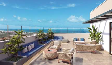 Apartamentos 2 quartos com varanda Praia do Futuro
