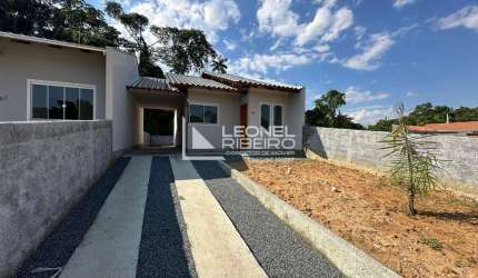 Casa com 2 dormitórios à venda, 62,79 m² no bairro Araponguinhas em Timbó - SC