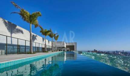Apartamentos de 1 e 2 Quartos com Roftoop na Raja Gabaglia