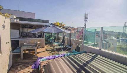 Cobertura à venda, 3 quartos, 1 suíte, 3 vagas, Estoril - Belo Horizonte/MG