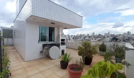 Cobertura à venda, 4 quartos, 1 suíte, 2 vagas, Sagrada Família - Belo Horizonte/MG