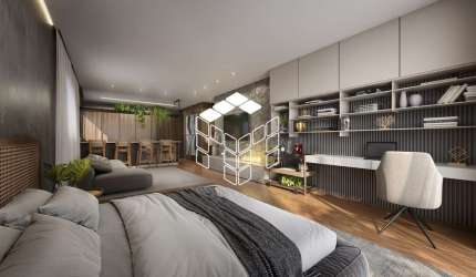 Apartamento com 1 quarto à venda na Rua Antônio Scherer, 608, Kobrasol, São José por R$ 581.000