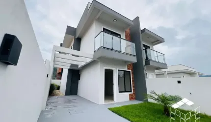 Casa em condomínio fechado com 2 quartos à venda na Maria Saturnina de Jesus, 138, Forquilhas, São José por R$ 550.000