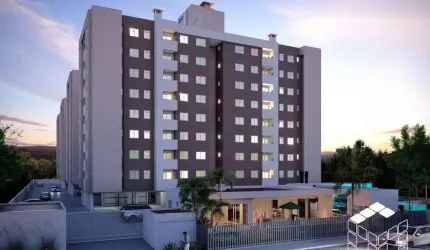 Apartamento com 2 quartos à venda na Simão Ludwig, 1000, Rio Caveiras, Biguaçu por R$ 415.157