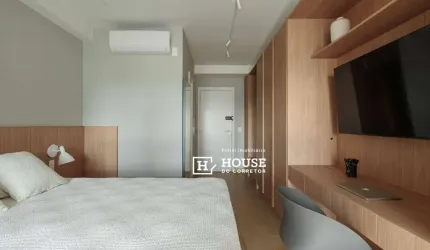 Studio com 1 dormitório, 32 m² - venda por R$ 790.000,00 ou aluguel por R$ 4.646,00/mês - Brooklin - São Paulo/SP
