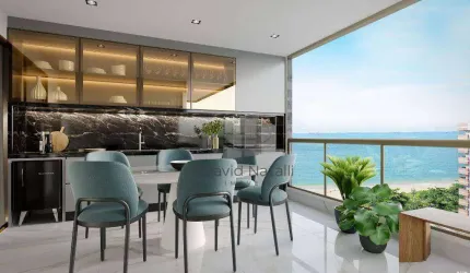 Apartamento com 4 dormitórios à venda, 101 m² por R$ 1.355.240,87 - Praia da Costa - Vila Velha/ES