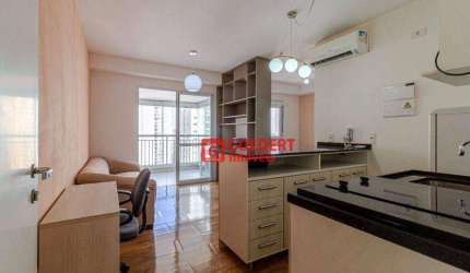 Apartamento Studio Condomínio Cidade Maia com 1 dormitório para alugar, 38 m² por R$ 2.950/mês - Jardim Flor da Montanha - Guarulhos/SP