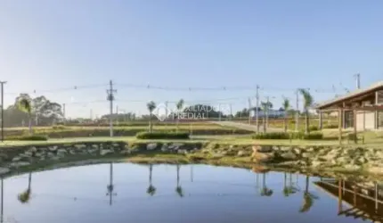 Terreno em condomínio fechado à venda na Estrada Caminho do Meio, 2771, Vila Augusta, Viamão, 300 m2 por R$ 200.000