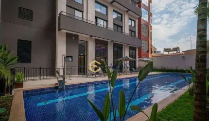 Studio mobiliado à venda, em Pinheiros.